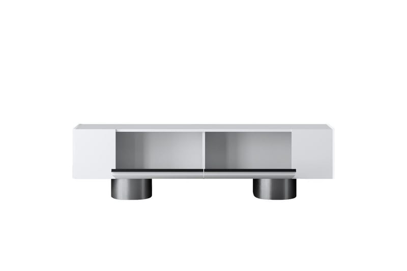 Bohem Tv-bänk 180 cm - Vit/Silver - Möbler - Tv möbel & mediamöbel - TV bänk & mediabänk