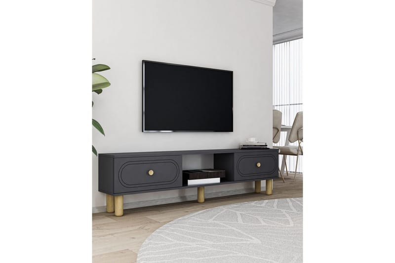 Bohem Tv-stativ 150x30 cm - Antracit - Möbler - Tv möbel & mediamöbel - Mediastativ & väggfäste