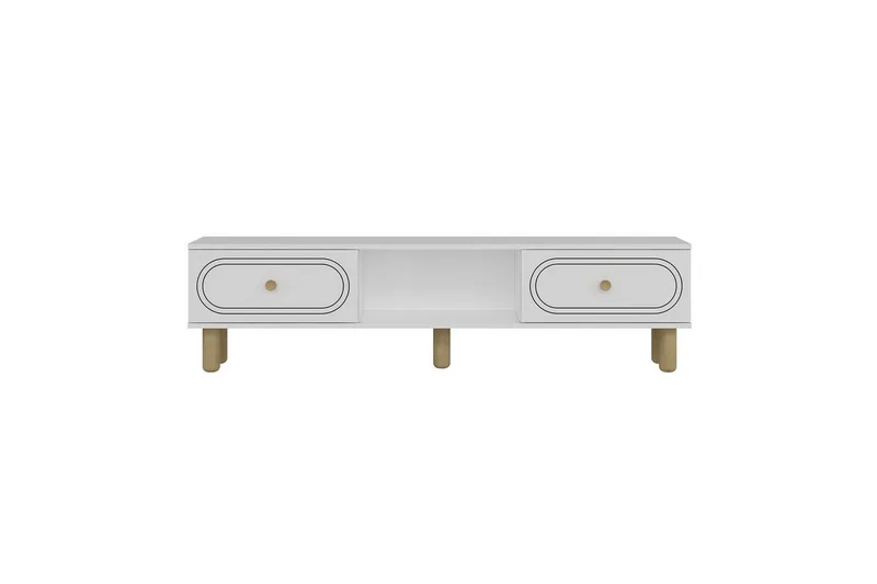 Bohem Tv-stativ 150x83 cm - Vit - Möbler - Tv möbel & mediamöbel - Mediastativ & väggfäste