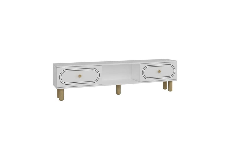 Bohem Tv-stativ 150x83 cm - Vit - Möbler - Tv möbel & mediamöbel - Mediastativ & väggfäste