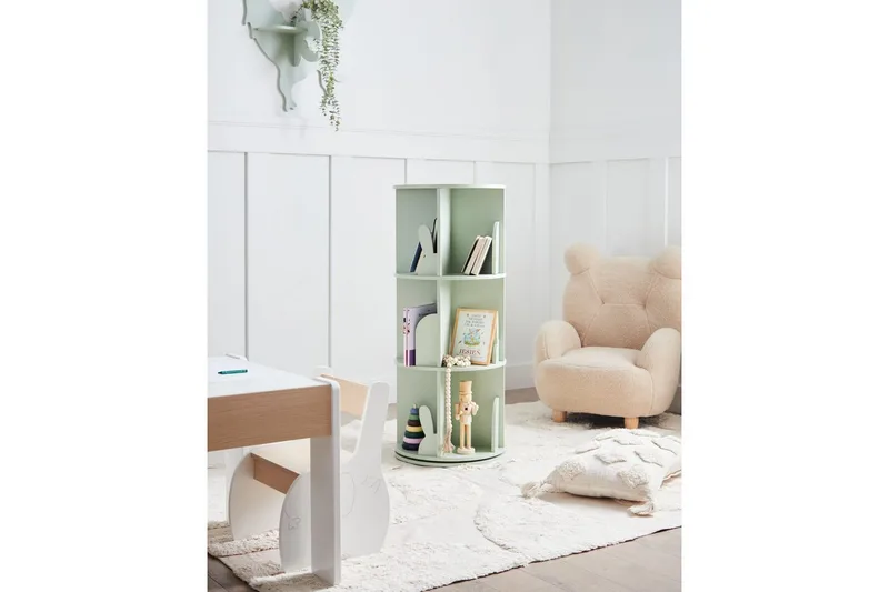 Bokhylla Caney Grön - Grön - Möbler - Barnmöbler - Förvaring barnrum - Hylla barnrum