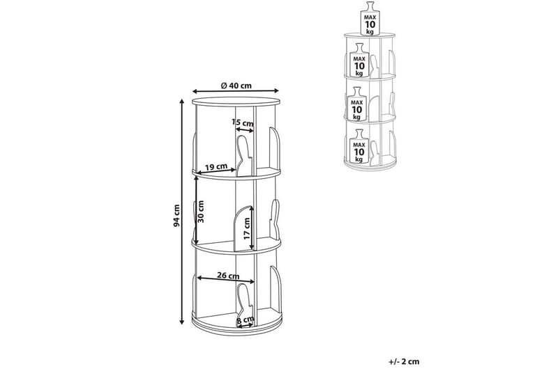 Bokhylla Caney Rosa - Rosa - Möbler - Barnmöbler - Förvaring barnrum - Hylla barnrum - Bokhylla barn & boklåda