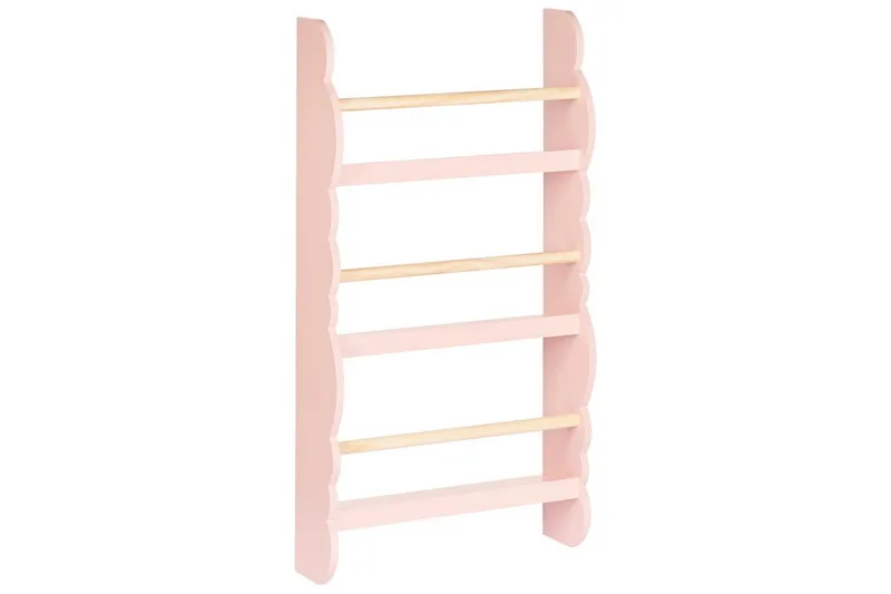 Bokhylla Rigolet Rosa, ljust trä, Rosa, ljust trä