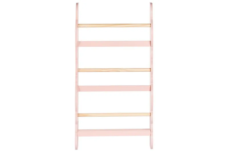 Bokhylla Rigolet Rosa, ljust trä - Rosa, ljust trä - Möbler - Barnmöbler - Förvaring barnrum - Hylla barnrum - Bokhylla barn & boklåda