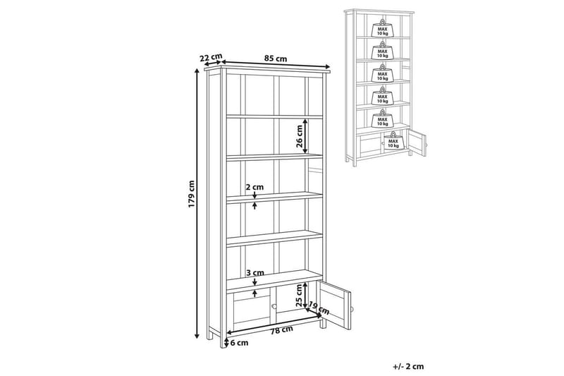 Bokhylla Salton - Förvaring - Hylla - Bokhylla