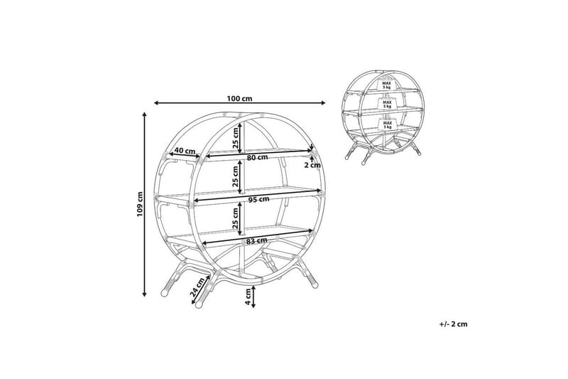Bokhylla Tuvalu Ii - Förvaring - Hylla - Bokhylla