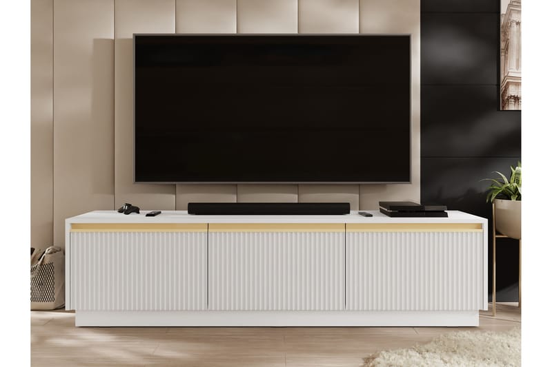 Bolstan Tv-bänk 182 cm - Vit - Möbler - Tv möbel & mediamöbel - TV bänk & mediabänk