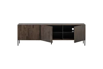 Bono Golvstående Tv Bänk 180 cm med Förvaring i Ask - Brun - Möbler - Tv möbel & mediamöbel - TV bänk & mediabänk