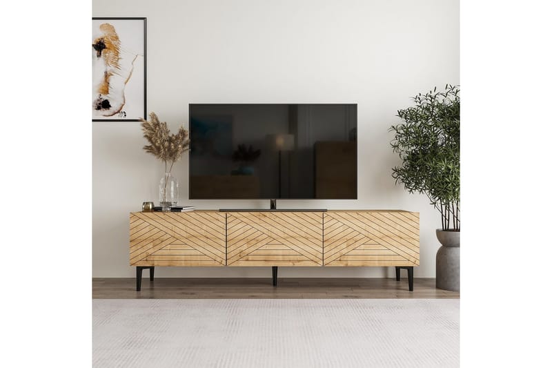Botswana Tv-bänk 160 cm - Natural - Möbler - Tv möbel & mediamöbel - TV bänk & mediabänk