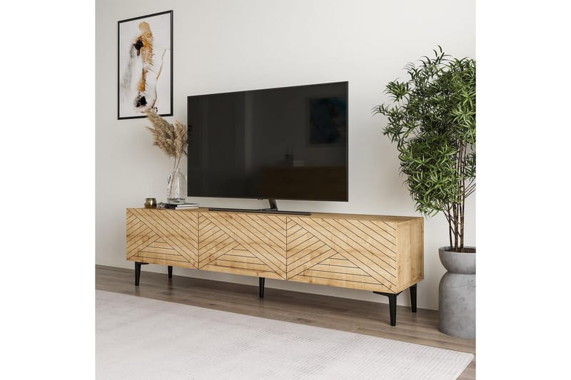 Botswana Tv-bänk 160 cm - Natural - Möbler - Tv möbel & mediamöbel - TV bänk & mediabänk