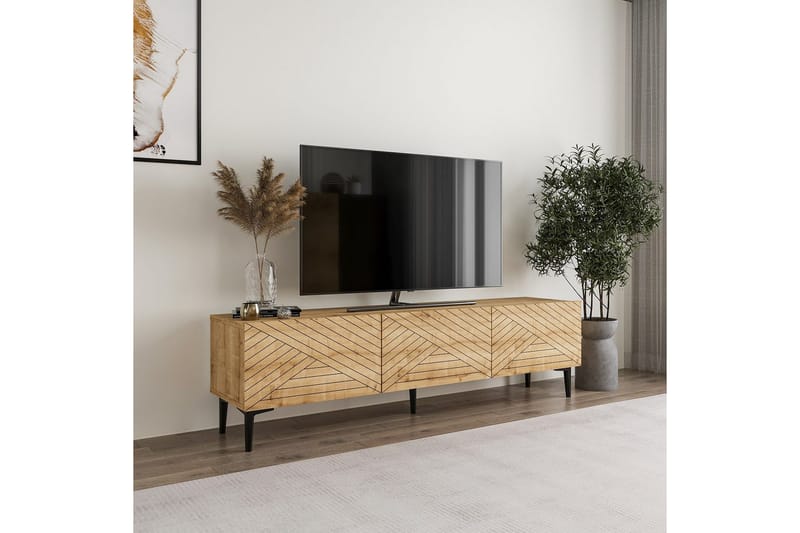 Botswana Tv-bänk 160 cm - Natural - Möbler - Tv möbel & mediamöbel - TV bänk & mediabänk