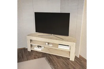 Bralyn Golvstående TV Bänk 120 cm med Förvaring i Trä - Beige - Möbler - Tv möbel & mediamöbel - TV bänk & mediabänk
