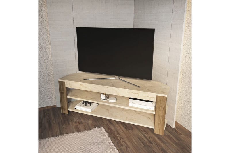 Bralyn Tv-bänk 120 cm - Vit/Ek - Möbler - Tv möbel & mediamöbel - TV bänk & mediabänk