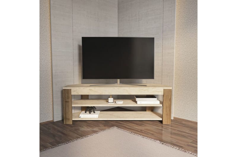 Bralyn Tv-bänk 120 cm - Vit/Ek - Möbler - Tv möbel & mediamöbel - TV bänk & mediabänk