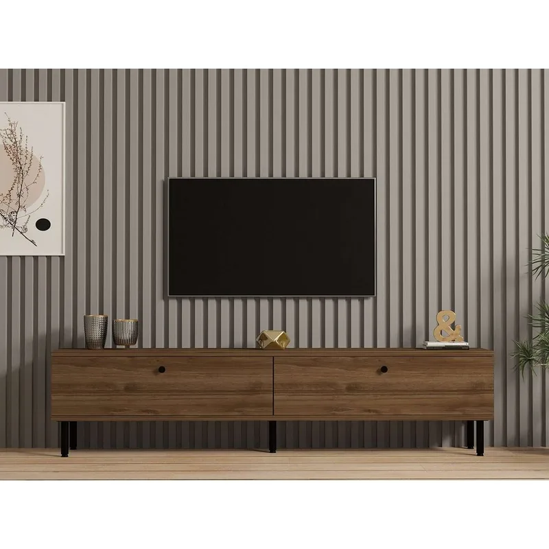 Bravic Tv-bänk 160 cm - Brun - Möbler - Tv möbel & mediamöbel - TV bänk & mediabänk