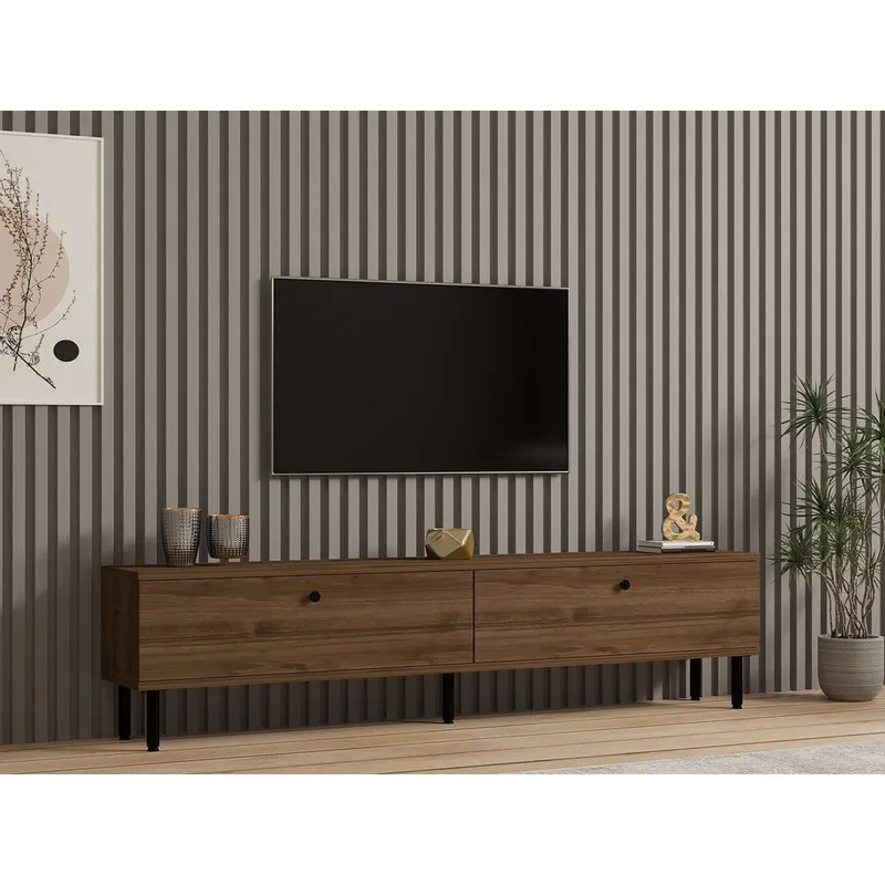 Bravic Tv-bänk 160 cm - Brun - Möbler - Tv möbel & mediamöbel - TV bänk & mediabänk