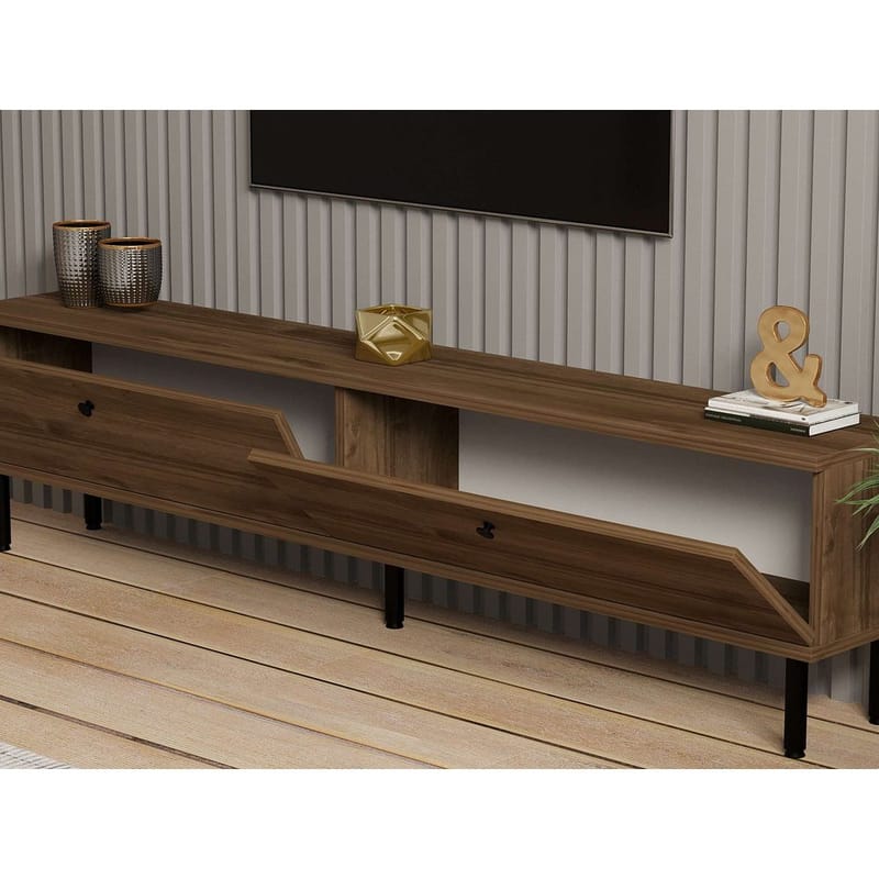 Bravic Tv-bänk 160 cm - Brun - Möbler - Tv möbel & mediamöbel - TV bänk & mediabänk