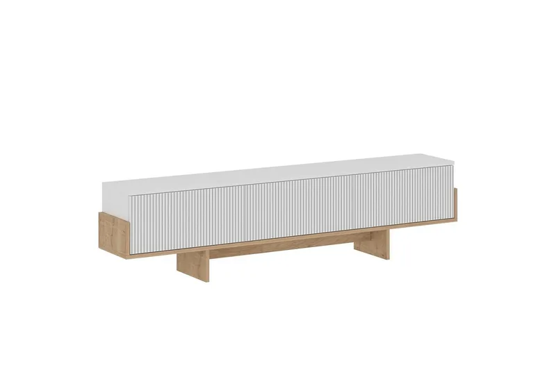 Brin Tv-bänk 180 cm - Natur/Vit - Möbler - Tv möbel & mediamöbel - TV bänk & mediabänk