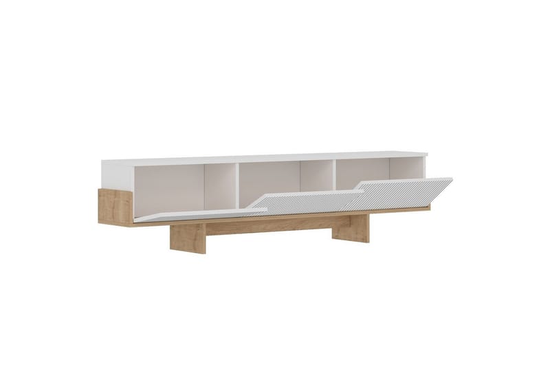 Brin Tv-bänk 180 cm - Natur/Vit - Möbler - Tv möbel & mediamöbel - TV bänk & mediabänk