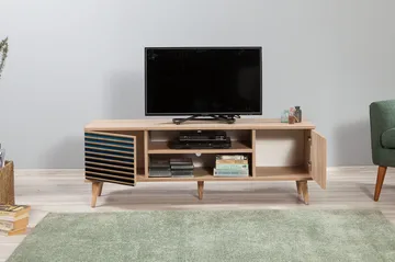 Brokind TV-Bänk 140 cm - Brun - Möbler - Tv möbel & mediamöbel - TV bänk & mediabänk