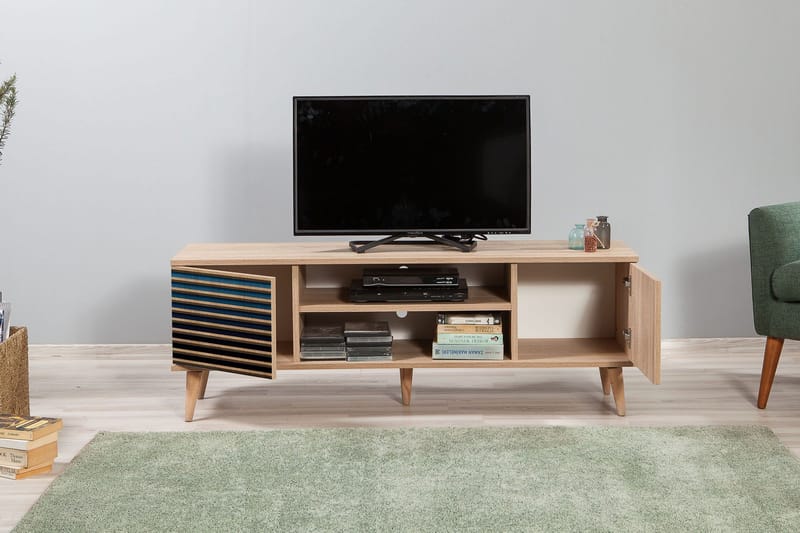 Brokind TV-Bänk 140 cm - Brun - Möbler - Tv möbel & mediamöbel - TV bänk & mediabänk