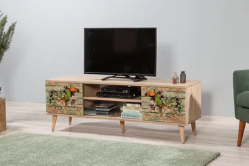 Brokind TV-Bänk 140 cm - Brun - Möbler - Tv möbel & mediamöbel - TV bänk & mediabänk