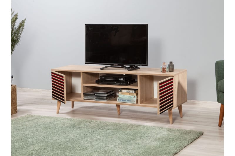 Brokind TV-Bänk 140 cm - Brun - Möbler - Tv möbel & mediamöbel - TV bänk & mediabänk