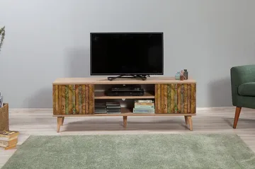 Brokind TV-Bänk 140 cm - Brun - Möbler - Tv möbel & mediamöbel - TV bänk & mediabänk