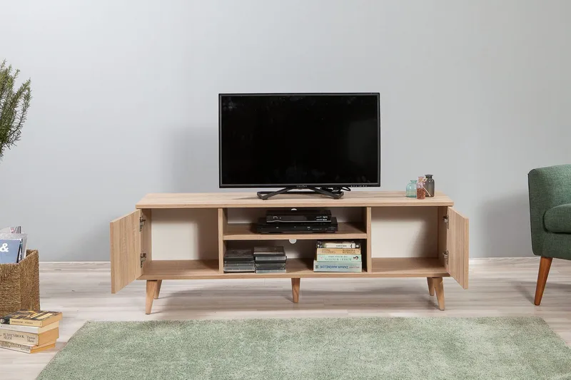 Brokind TV-Bänk 140 cm - Brun - Möbler - Tv möbel & mediamöbel - TV bänk & mediabänk