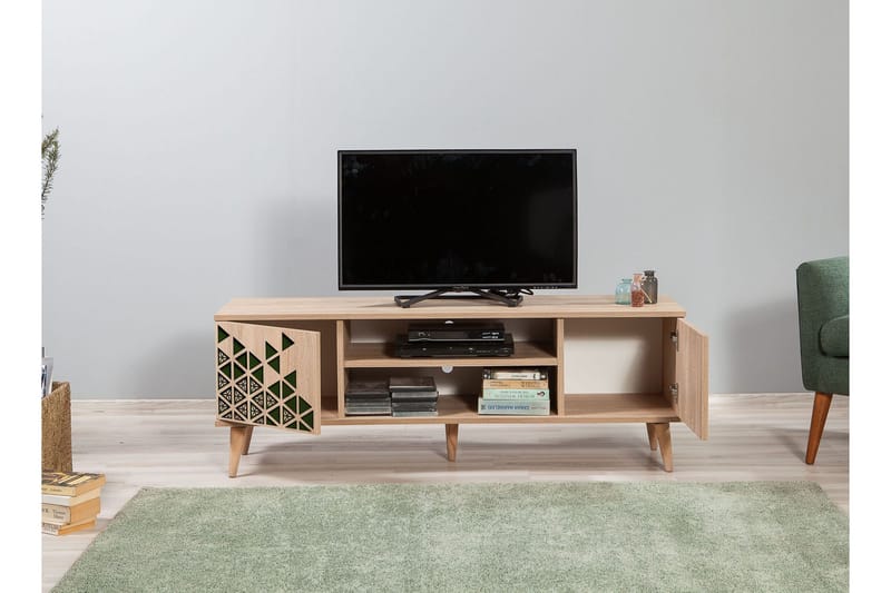 Brokind TV-Bänk 140 cm - Brun - Möbler - Tv möbel & mediamöbel - TV bänk & mediabänk