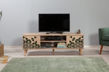 Brokind TV-Bänk 140 cm - Brun - Möbler - Tv möbel & mediamöbel - TV bänk & mediabänk