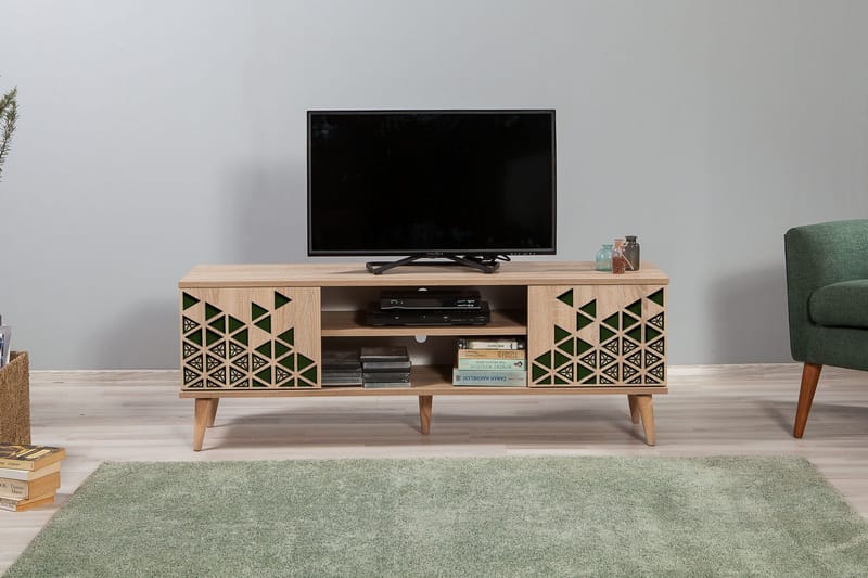 Brokind TV-Bänk 140 cm - Brun - Möbler - Tv möbel & mediamöbel - TV bänk & mediabänk