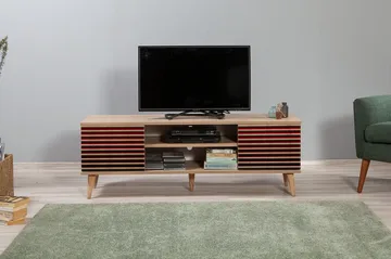 Brokind TV-Bänk 140 cm - Brun - Möbler - Tv möbel & mediamöbel - TV bänk & mediabänk