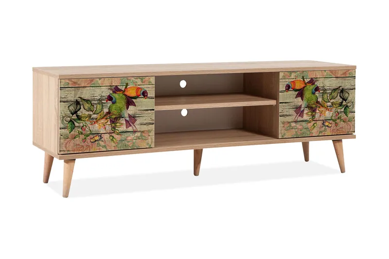 Brokind TV-Bänk 140 cm - Brun - Möbler - Tv möbel & mediamöbel - TV bänk & mediabänk