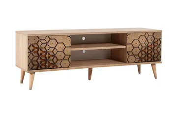 Brokind TV-Bänk 140 cm - Brun - Möbler - Tv möbel & mediamöbel - TV bänk & mediabänk