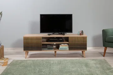 Brokind TV-Bänk 140 cm - Brun - Möbler - Tv möbel & mediamöbel - TV bänk & mediabänk