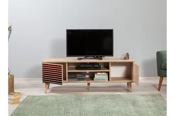 Brokind TV-Bänk 140 cm - Brun - Möbler - Tv möbel & mediamöbel - TV bänk & mediabänk