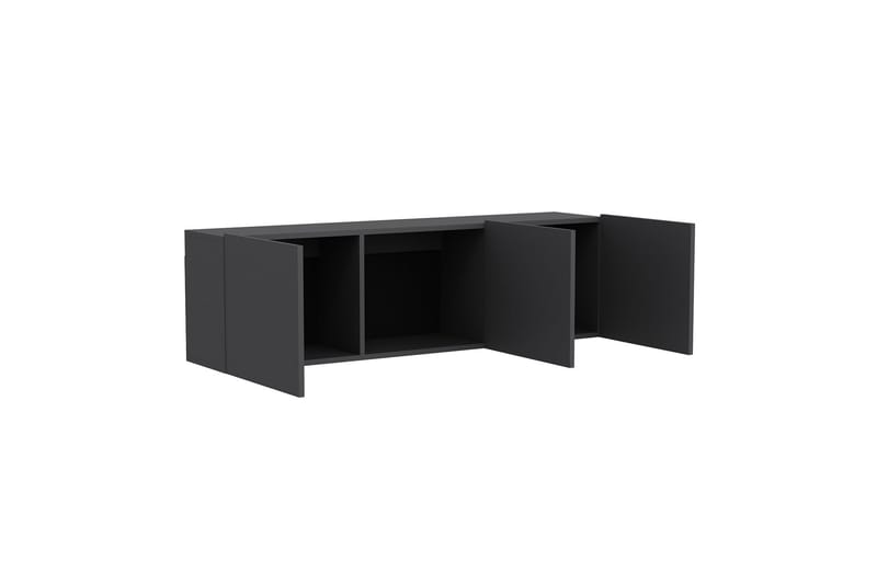 Bruce Tv-bänk 150x31 cm Svart - Hanah Home - Möbler - Tv möbel & mediamöbel - TV bänk & mediabänk