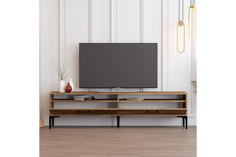 Brutorp Tv-bänk 180 cm - Valnöt - Möbler - Tv möbel & mediamöbel - TV bänk & mediabänk