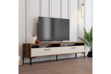 Brutorp Tv-bänk 180 cm - Valnöt/Cream - Möbler - Tv möbel & mediamöbel - TV bänk & mediabänk