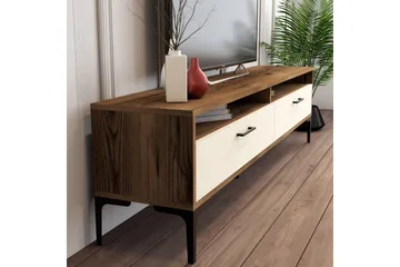 Brutorp Tv-bänk 180 cm - Valnöt/Cream - Möbler - Tv möbel & mediamöbel - TV bänk & mediabänk