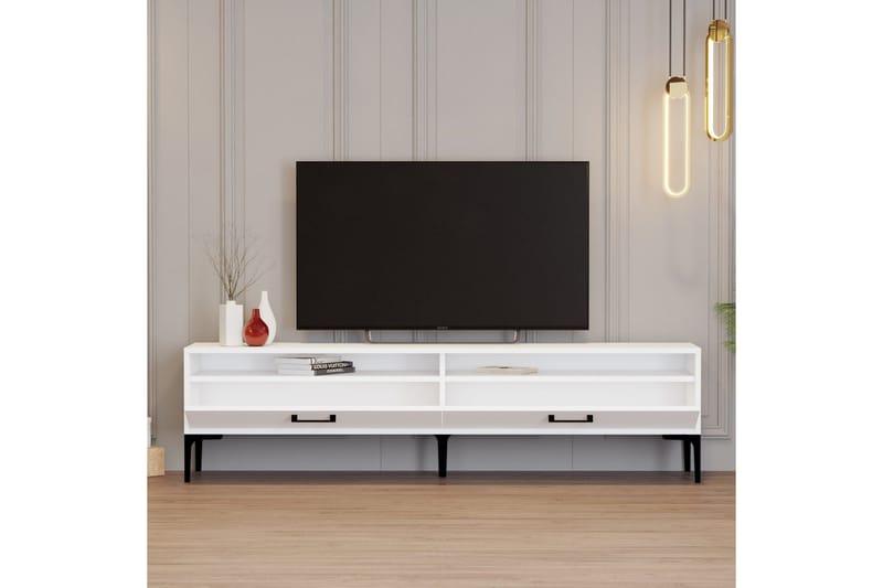 Brutorp Tv-bänk 180 cm - Vit - Möbler - Tv möbel & mediamöbel - TV bänk & mediabänk