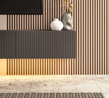 Bruveri TV-bänk 180x28,6x31,4 cm - Antracit - Möbler - Tv möbel & mediamöbel - TV bänk & mediabänk
