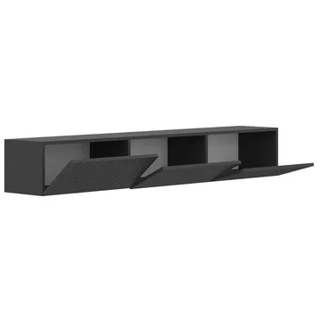 Bruveri TV-bänk 180x28,6x31,4 cm - Antracit - Möbler - Tv möbel & mediamöbel - TV bänk & mediabänk