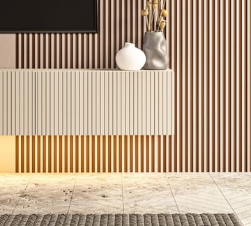 Bruveri TV-bänk 180x28,6x31,4 cm - Sandstone - Möbler - Tv möbel & mediamöbel - TV bänk & mediabänk