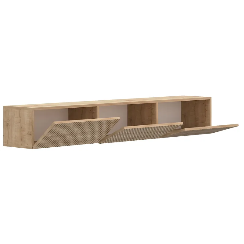 Bruveri TV-bänk 180x28,6x31,4 cm - Sapphire Oak - Möbler - Tv möbel & mediamöbel - TV bänk & mediabänk