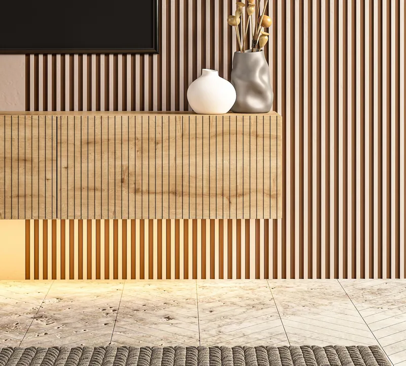 Bruveri TV-bänk 180x28,6x31,4 cm - Sapphire Oak - Möbler - Tv möbel & mediamöbel - TV bänk & mediabänk