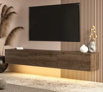 Bruveri TV-bänk 180x28,6x31,4 cm - Valnöt - Möbler - Tv möbel & mediamöbel - TV bänk & mediabänk