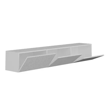 Bruveri TV-bänk 180x28,6x31,4 cm - Vit - Möbler - Tv möbel & mediamöbel - TV bänk & mediabänk