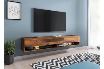 Brya Tv-skåp 180 cm RGB LED - Natur - Möbler - Tv möbel & mediamöbel - TV bänk & mediabänk